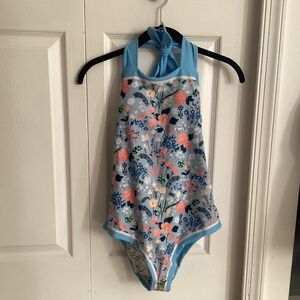 Reversible One Piece Women’s Tie-back Swimsuit Size L w/ Hygienic Liner Present